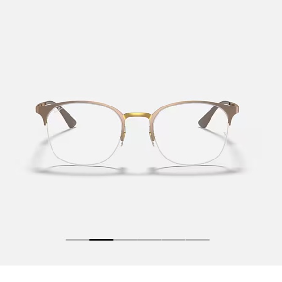 Ray-Ban Gold and Brown Frame Glasses - Picture 3 of 12